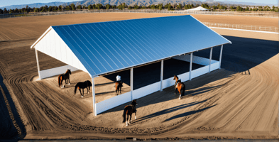 steel riding arena building